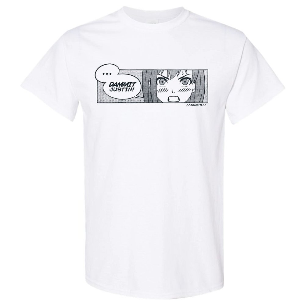 Dammit Justin Anime Manga Shirt